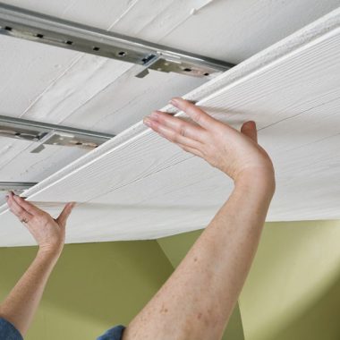 installing ceiling tiles to joists requirement
